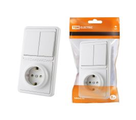 Розетки, выключатели, аксессуары TDM