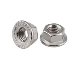 Гайки DIN 6923 шестигранные с фланцем