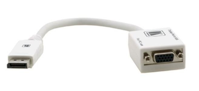 Переходник DisplayPort вилка - VGA розетка, белый