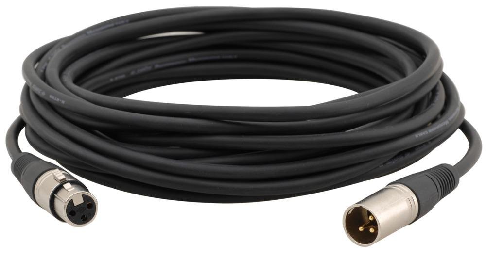 Кабель XLR 3-pin вилка - розетка, гибкий, 16', 4.6 м