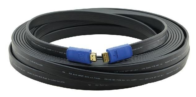 Кабель HDMI вилка - вилка, плоский, Ethernet, 15', 4.5 м