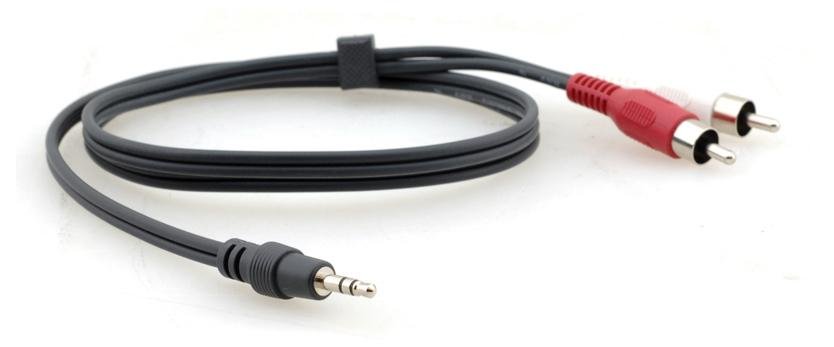 Кабель Mini Jack 3.5 вилка - 2 x RCA вилка, 3', 0.9 м