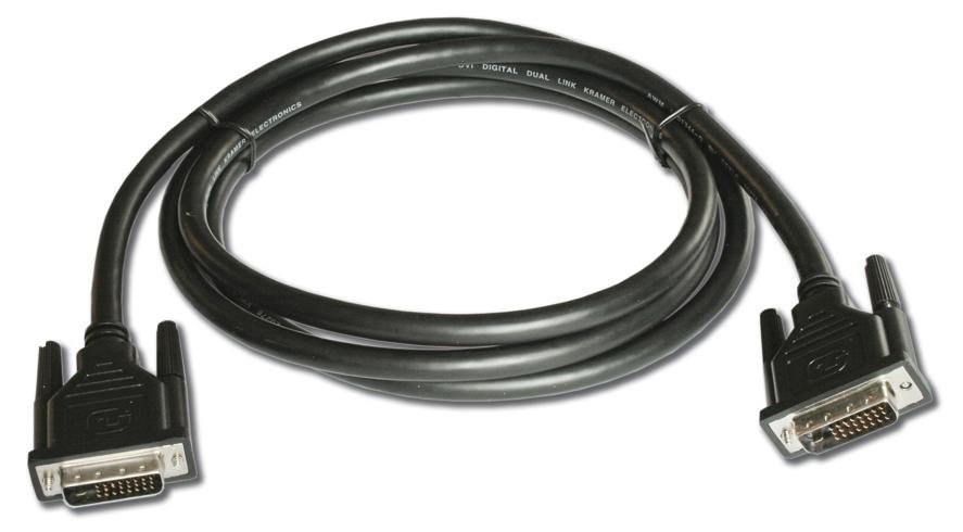 Кабель DVI-D вилка - вилка, малодымный без галогеноводородов, Dual Link, 16', 4.6 м