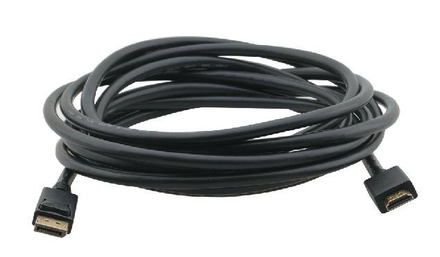 Кабель DisplayPort вилка - HDMI вилка, 16', 4.6 м