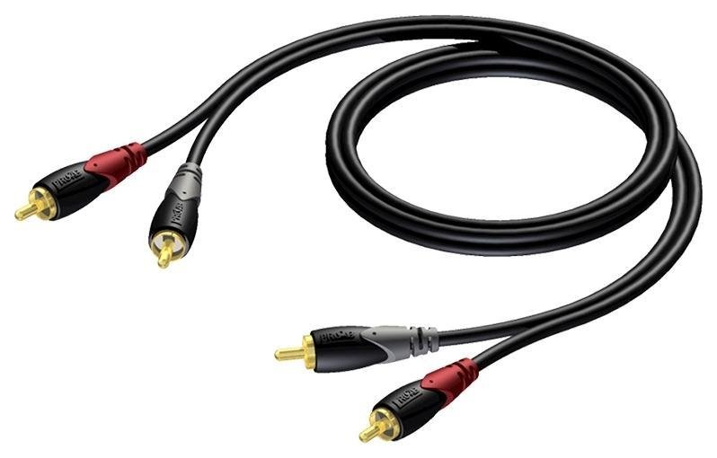 Кабель 2 x RCA вилка - вилка, проводник SIG144, AWG 28, 66', 20 м