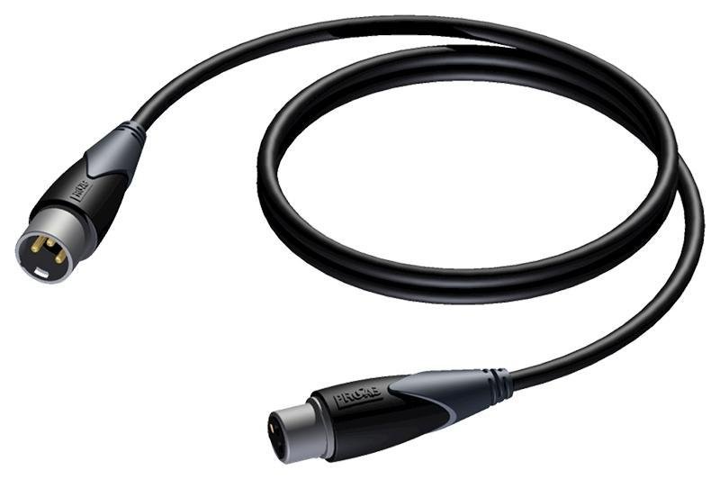 Кабель XLR 3-pin вилка - розетка, в основе микрофонный MC104, 66', 20 м