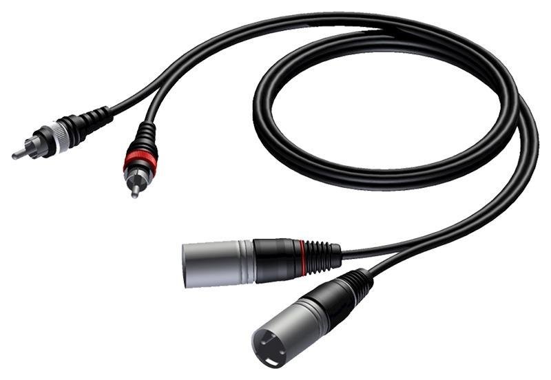 RCA - XLR 3-pin