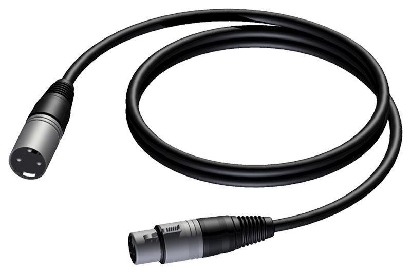 Кабель XLR 3-pin вилка - розетка, в основе микрофонный MC305, 66', 20 м