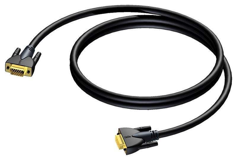 Кабель VGA вилка - вилка, позолоченные контакты, AWG 28, 33', 10 м