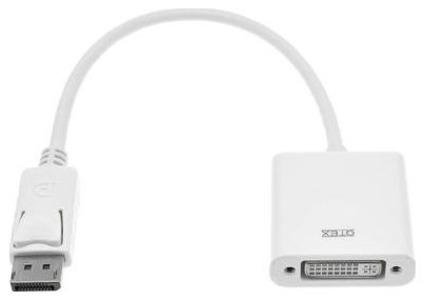 Кабель DisplayPort вилка - DVI-D розетка, Dual Link, 1', 0.3 м
