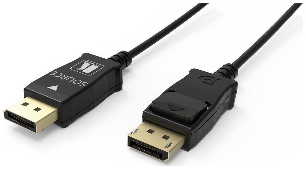 Кабель DisplayPort вилка - вилка, малодымный оптоволоконный, 66', 20 м