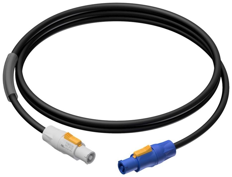 Кабель BLUE-GREY POWERCON (розетка), Neutrik