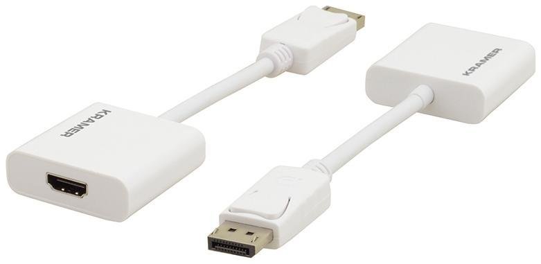 Переходник DisplayPort вилка - HDMI розетка, 4К 60Гц, активный для преобразования, 0.1 м