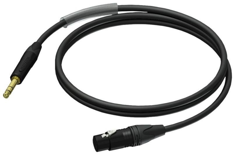 Кабель Jack 6.3 вилка - XLR 3-pin вилка, Neutrik, 5', 1.5 м