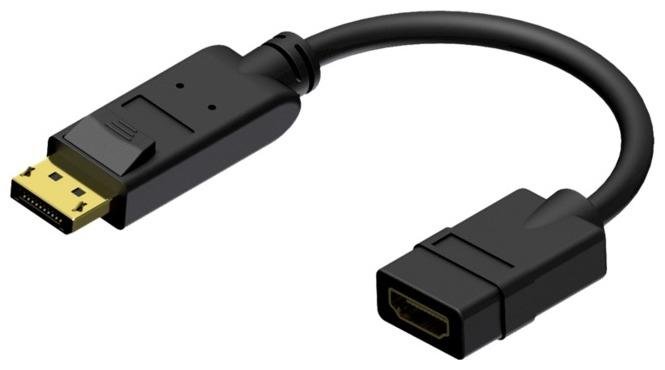 Переходник DisplayPort вилка - HDMI розетка, 1080p, 0.2 м
