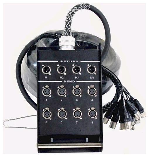 Распределительная коробка 8 входов - 4 выхода, длина 20 м, мультикор