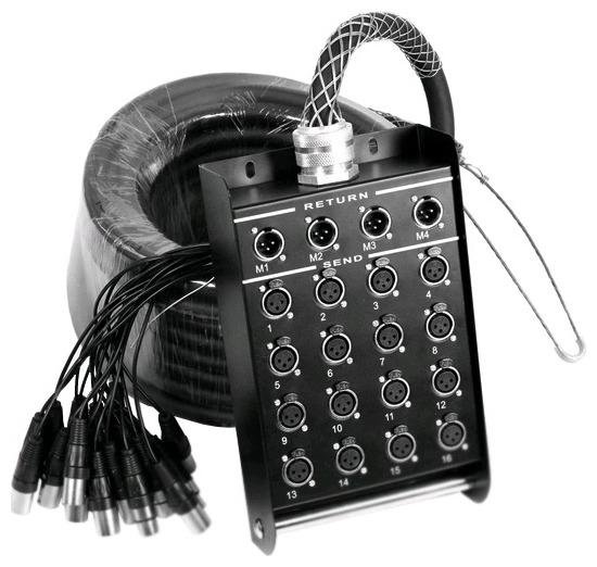 Распределительная коробка 16 входов - 4 выхода, 20 метров, мультикор