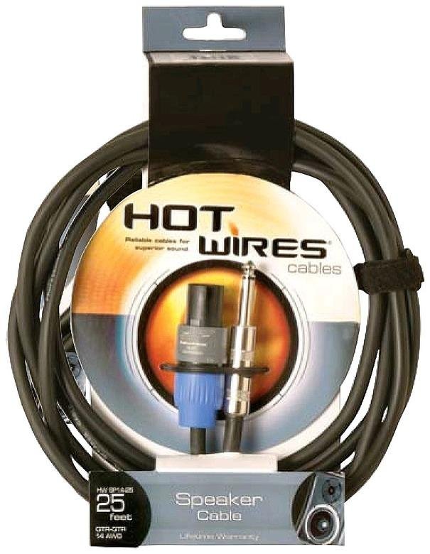 Кабель Jack 6.3 вилка - XLR 3-pin вилка, колоночный, моно, 14AWG, 2х2 мм, Speakon, 23', 7 м [цена за 1 шт, в коробке 24]