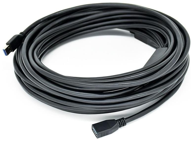 Кабель USB-A вилка - розетка, активный, 3.0, 50', 15.2 м