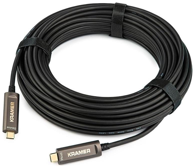 Кабель USB-C вилка - вилка, активный гибридный 3.1, со скоростью до 10 Гбит/с (нельзя использовать для зарядки), 36', 10.7 м