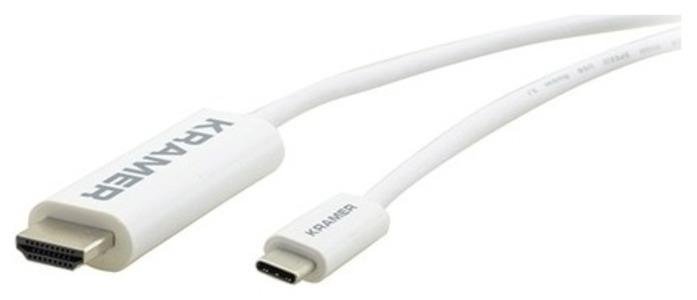 Кабель HDMI вилка - USB-C вилка, USB 3.1, 4K/60 (4:4:4), 15', 4.5 м