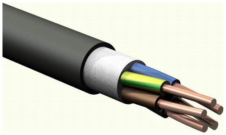 Кабель ВВГнг(А)-LSLTX 4х1,5 ок-1