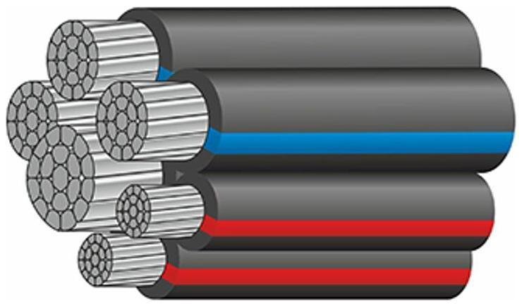 Провод СИП-2 3х70 + 1х70 + 2х16