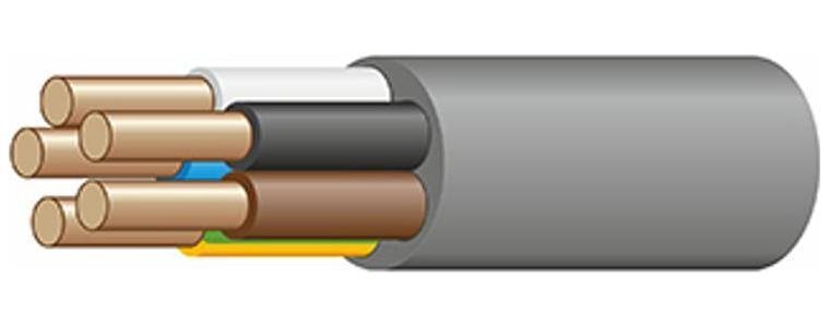 Кабель NUM (NYM)-J 5х6 -0,66