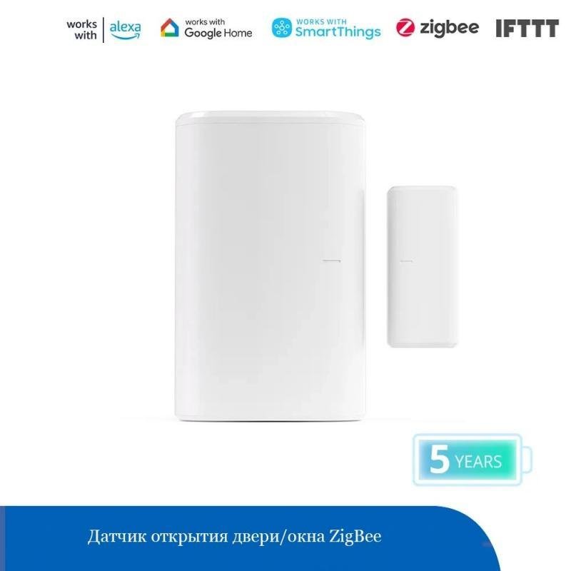 Sonoff SNZB-04P Умный датчик открытия двери/окна беспроводной, Zigbee, серия _SNZB-04P, монтаж накладной, цвет белый