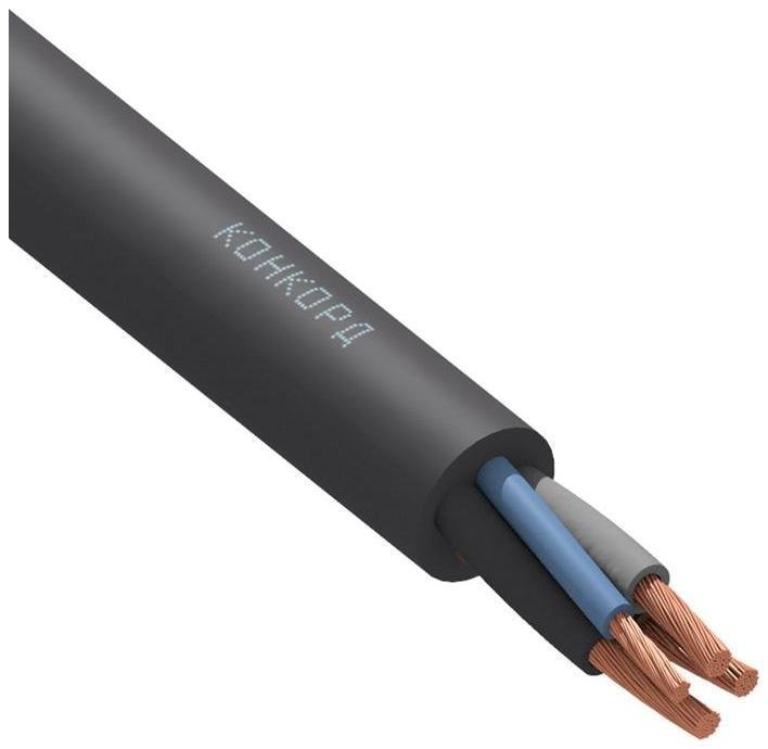 Кабель КГтп-ХЛ 3х2,5 + 1х1,5 380/660-3