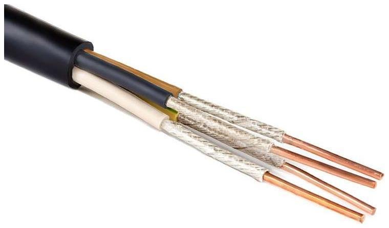 Кабель ВВГнг(А)-FRLS 4х2.5 ОК (PE) 0.66кВ