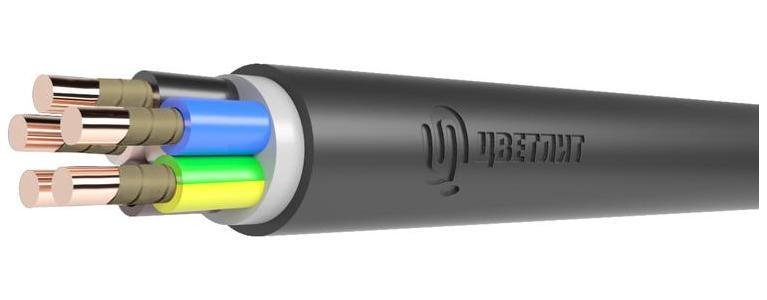 Кабель ВВГнг(А)-FRLS 5х4 ОК (N PE) 0.66кВ