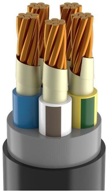 Кабель ВВГнг(А)-FRLSLTx 5х25 МК (N PE) 0.66кВ