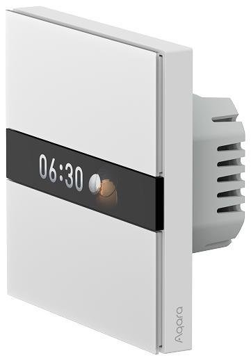Aqara WS-K02D Умный выключатель, Zigbee, серия V1 EU, монтаж встроенный, цвет белый