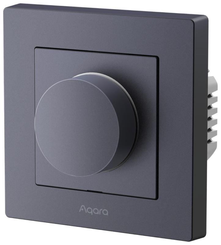 Aqara KD-R01D_GR Умный диммер/выключатель, Zigbee, серия H2 EU, монтаж встроенный, цвет серый, 200 Вт