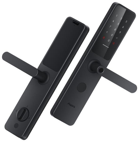 Aqara ZNMS02ES Умный замок, Zigbee, серия A100, монтаж врезной, цвет черный
