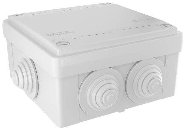 DKC 53801 Коробка ответвит. с 6 кабельными вводами д.25мм IP55 100х100х50мм