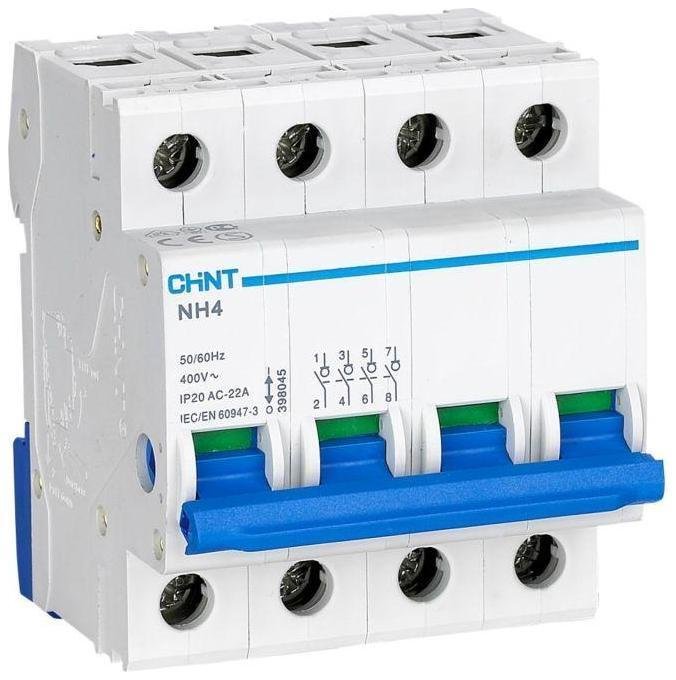 CHINT 398046 Выключатель нагрузки 4п 32А NH4 (R)
