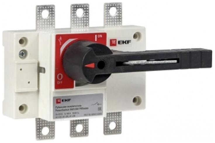 EKF psds-160-3 Рубильник-выключатель 3п 160А с рукояткой управления для прямой установки PowerSwitch PROxima