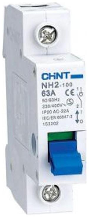 CHINT 401056 Выключатель нагрузки 1п 63А NH2-125 (R)