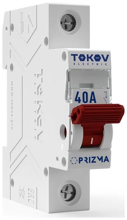 TOKOV electric TKE-PZ60-MDSI-1-40 Выключатель нагрузки модульный 1п 40А PRIZMA