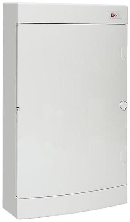 EKF ux-3m-nw Щит слаботочный навесной Unix 3 габарит IP41 бел. дверь PROxima