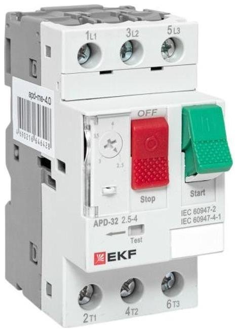 EKF apd-me-4.0 Выключатель автоматический для защиты двигателя АПД-32 2.5-4А