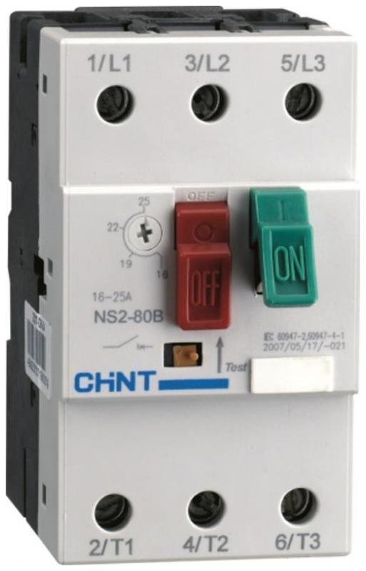 CHINT 495087 Выключатель автоматический для защиты двигателя 25-40А NS2-80B (R)