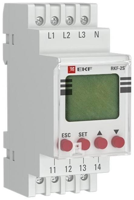 EKF rkf-2s Реле контроля фаз с LCD дисплеем (с нейтралью)