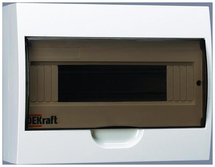 DEKraft 31011DEK Корпус навесной ЩРН-П-12 12мод. IP41 пластик