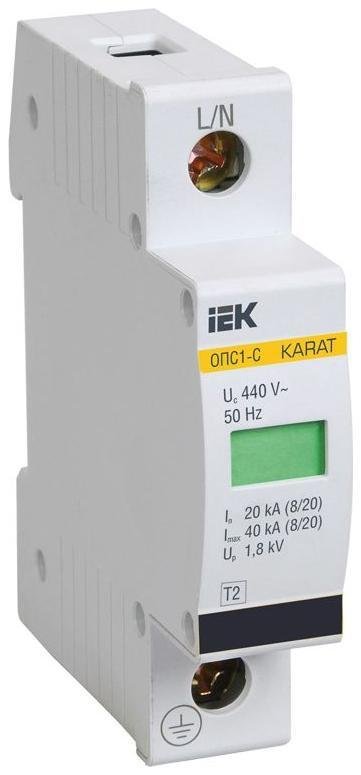 IEK MOP20-1-C Ограничитель перенапряжения ОПС1-C 1P KARAT