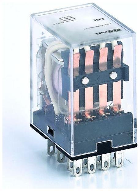 DEKraft 23900DEK Реле промежуточное ПР-102 5А 230В AC 4 конт. с LED-индикацией
