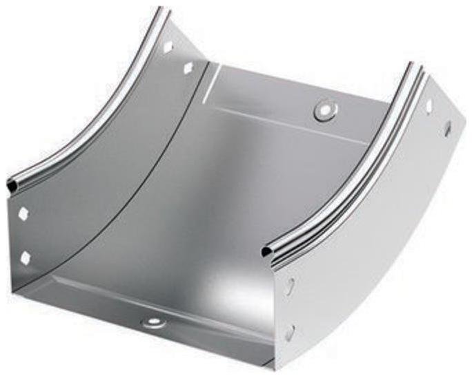 DKC 36724K Угол для лотка вертикальный внутренний 45град. 200х50 CS 45 в компл. с крепежн. элемент