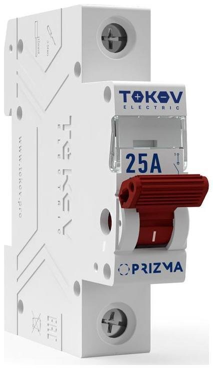 TOKOV electric TKE-PZ60-MDSI-1-25 Выключатель нагрузки модульный 1п 25А PRIZMA